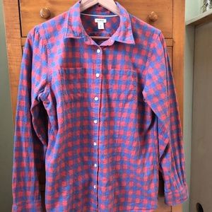 L.L. Bean Plaid Flannel Shirt